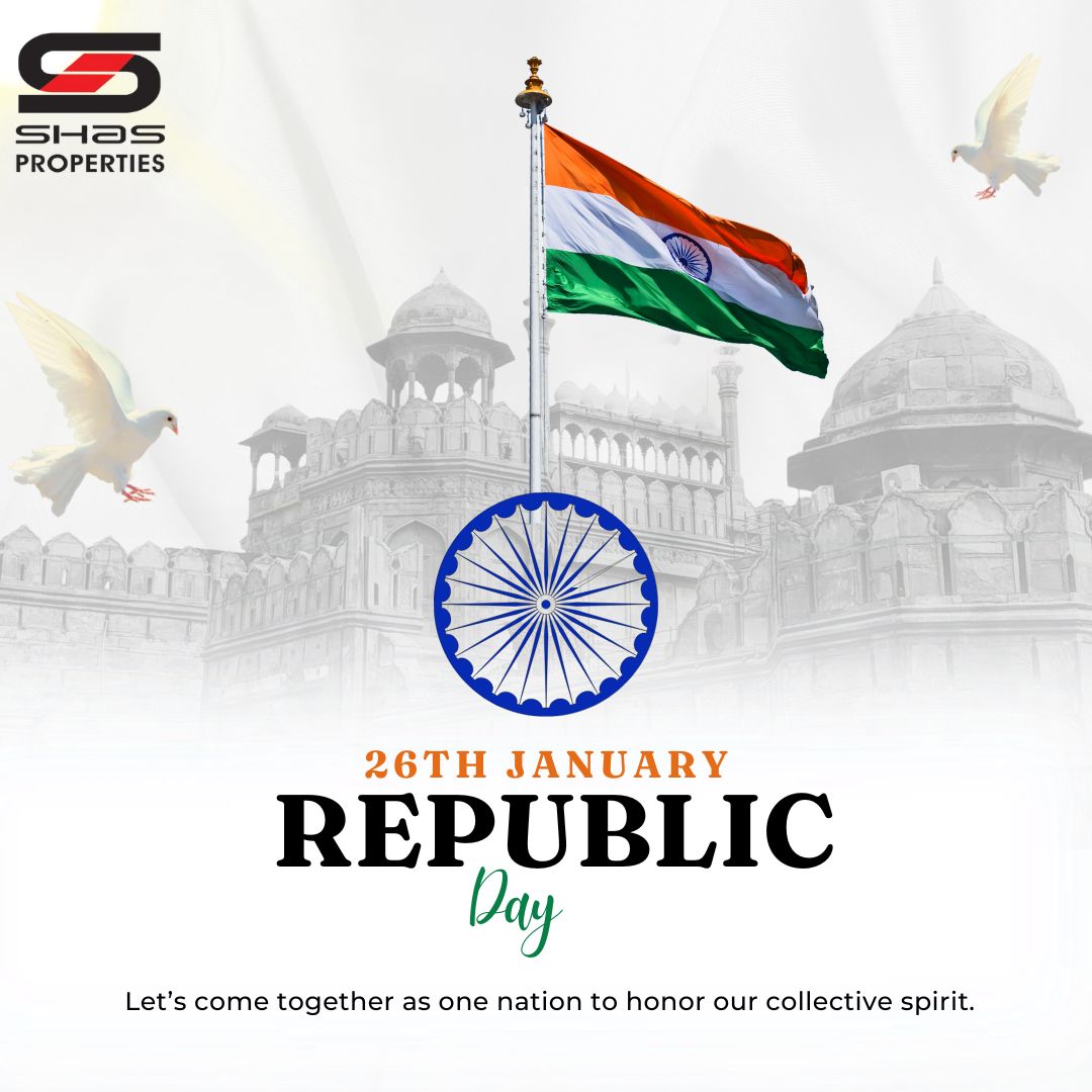shasproperties's tweet photo. Celebrating the strength of our Constitution and the values that unite us as a nation. Happy Republic Day 🇮🇳 https://t.co/KoX8Cqb4GV