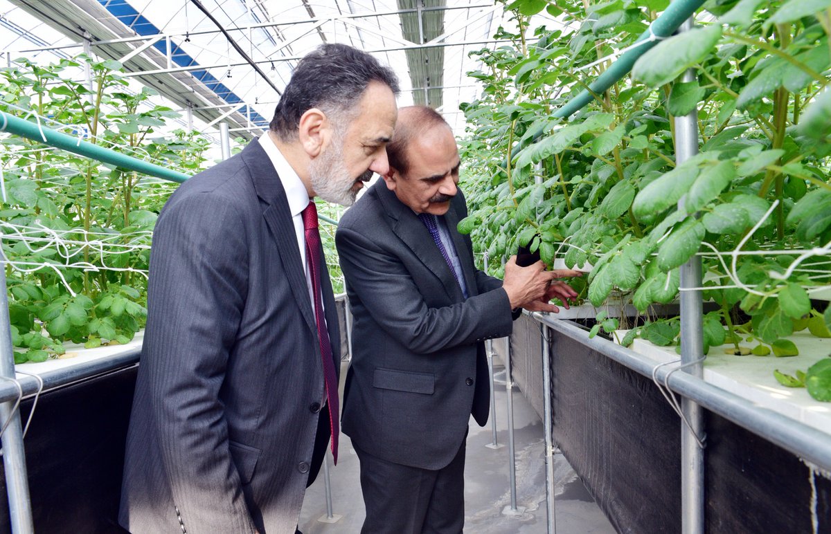 Honorable Ambassador of the Republic of Turkiye to Pakistan, H.E Mr. İrfan Neziroğlu called on Chairman PARC, Dr. Ghulam Muhammad Ali at National Agricultural Research Centre, NARC Islamabad to discuss potential future collaboration among both the countries.
