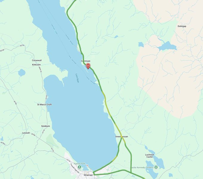 trafficscotland's tweet image. UPDATE ❗️⌚️07:40

🛣️#Cairnryan - Operation Overflow

⛴️Hauliers advised to follow roadside signage and await further instructions before attempting to access the ferry terminal.

Updates when we get them.

@POferriesupdate @POFerriesFR8 @StenaLine @HighwaysNWEST @HighwaysNEAST