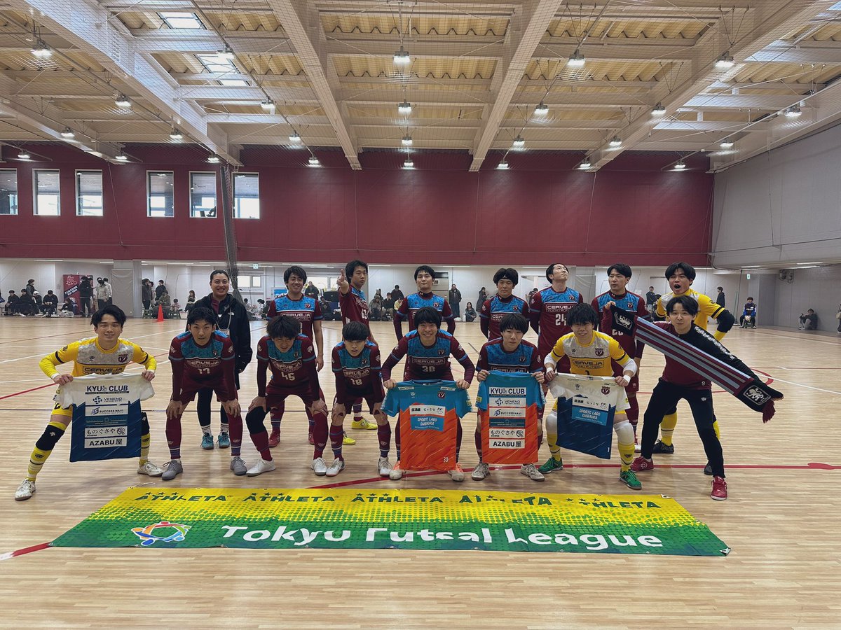 TokyoFutsalDiv2's tweet photo. ／
第11節第3試合結果
＼

F.C.NORTE  1 (0)　-　(1)　2 cerveja

@fcnorte2002
@cerveja
#tfl2
#ATHLETA https://t.co/5t2vBJMiGD