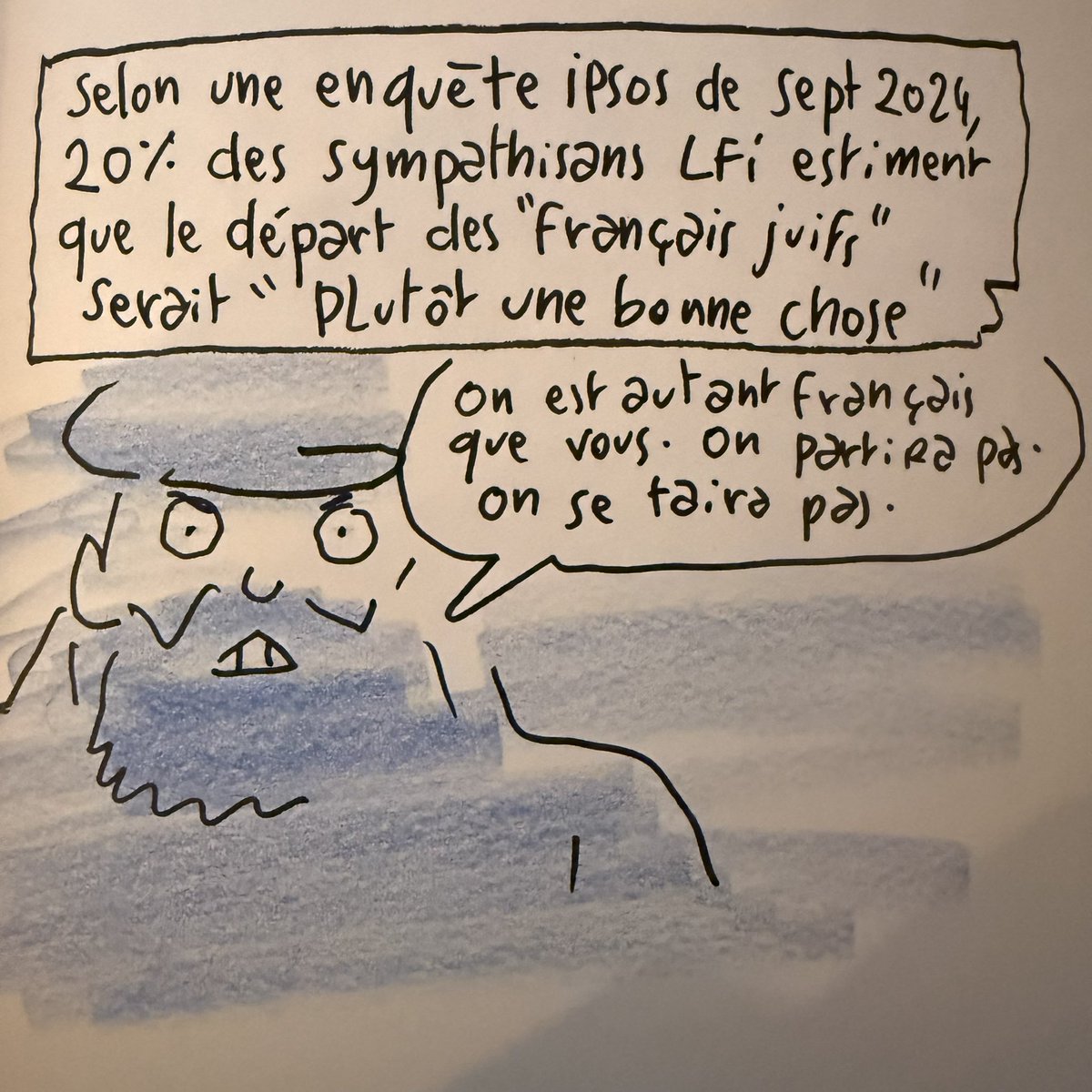 Autant français que vous! On partira pas! On se taira pas.