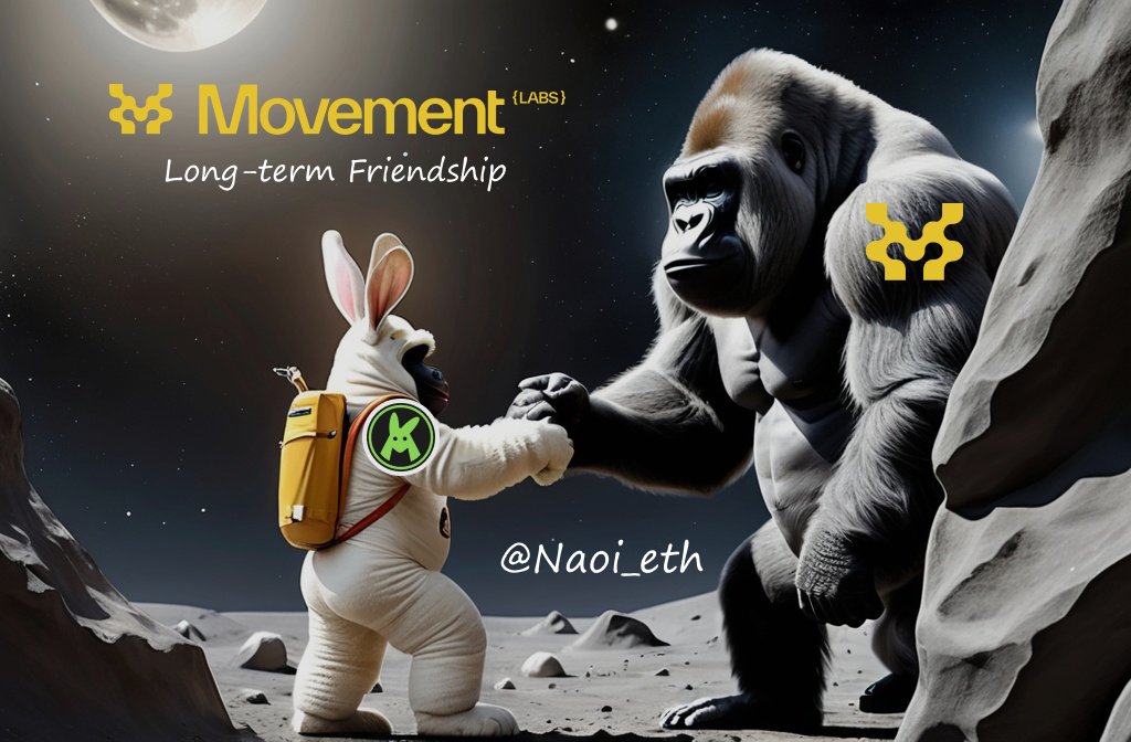 Tomas_gmOL's tweet photo. Joined @GorillaMoverz The most gorillish community on
@movementlabsxyz ๐ฆโก๏ธ
@MegaRabbitNFT x @GorillaMoverz
Shake the booty, Wassa Wassa, potASSium is life โก๏ธ
Something big is coming!
LFG @bookiroad1 @agozumm
#GMove https://t.co/MHawqDlmIl