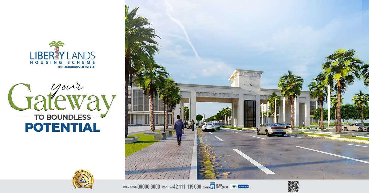 liberty_lands's tweet image. Step into a world of boundless potential at Liberty Lands! With an iconic gatehouse, it’s your gateway to a brighter, more prosperous future.

#LibertyLands #GatewayToSuccess #ProsperousFuture #IconicDesign #PropertyInLahore #RealEstateGoals #BoundlessPotential