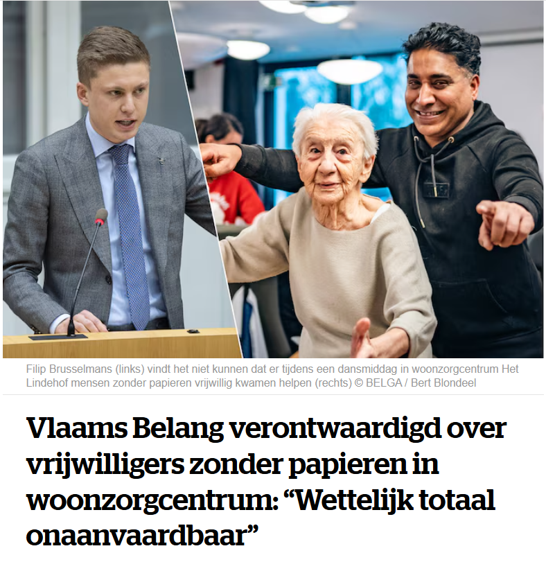 Er zijn niet genoeg woorden om de morele slechtheid van het Vlaams Belang te beschrijven.