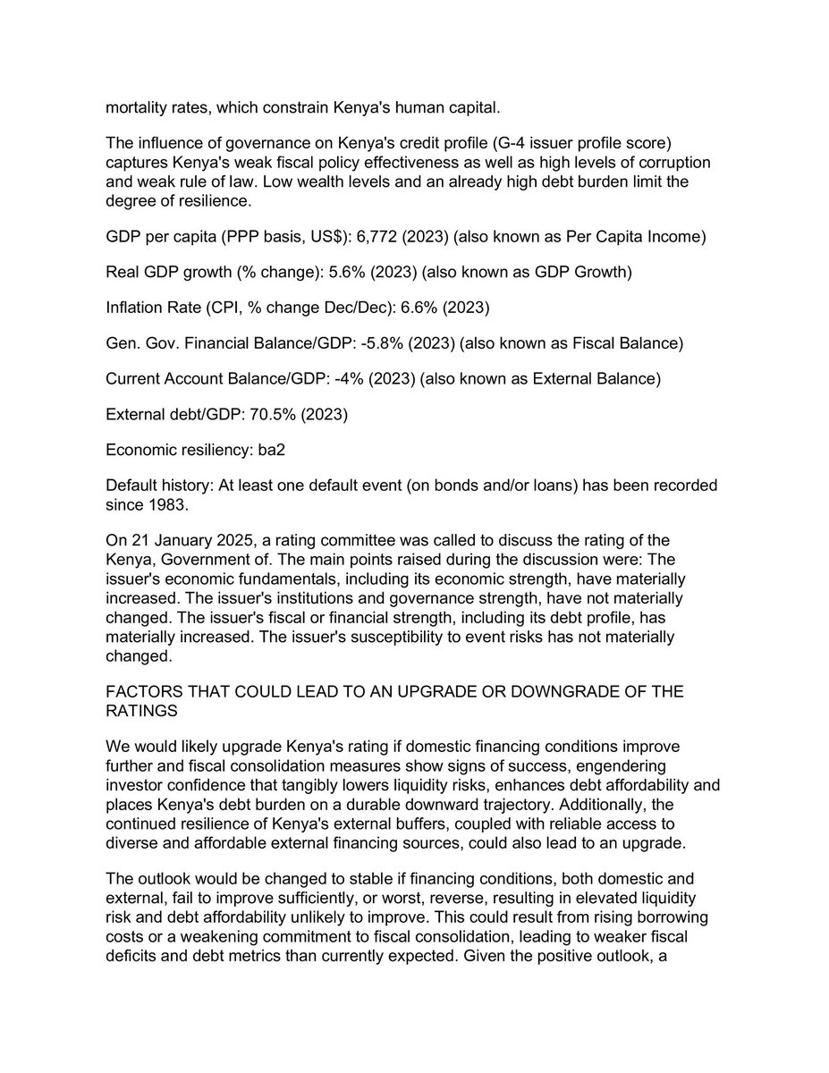 Amid attempts at disinformation &amp; distractions, neutral observers &amp; global investors are delivering their verdict - acknowledging Kenya’s improved economic &amp; financial conditions, plus increased confidence in the government’s ability to meet its debt obligations. Kenya’s fiscal