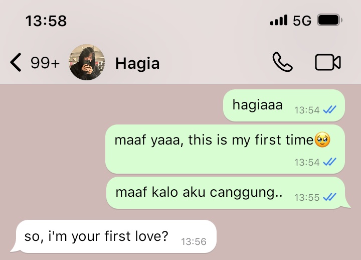 first love

haechan few tweets au