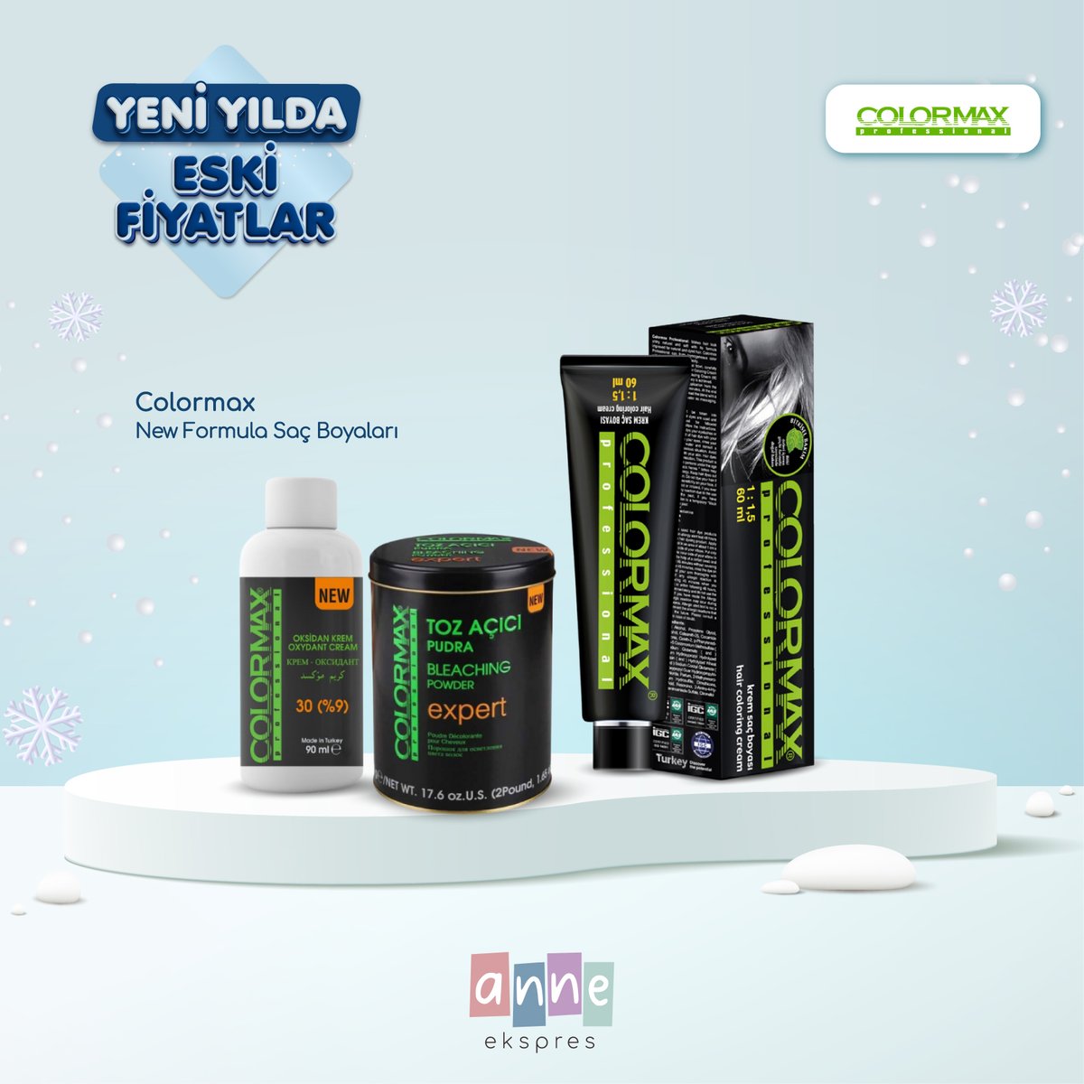 Senin rengin hangisi? ColorMax saç boyasıyla tarzını cesurca yansıt! 🌈✨
Göz alıcı, kalıcı ve canlı renklerle saçlarında yepyeni bir ışıltı yaratmaya hazır mısın? 💇‍♀️🔥
Kendini ifade etmenin en renkli yolu burada!