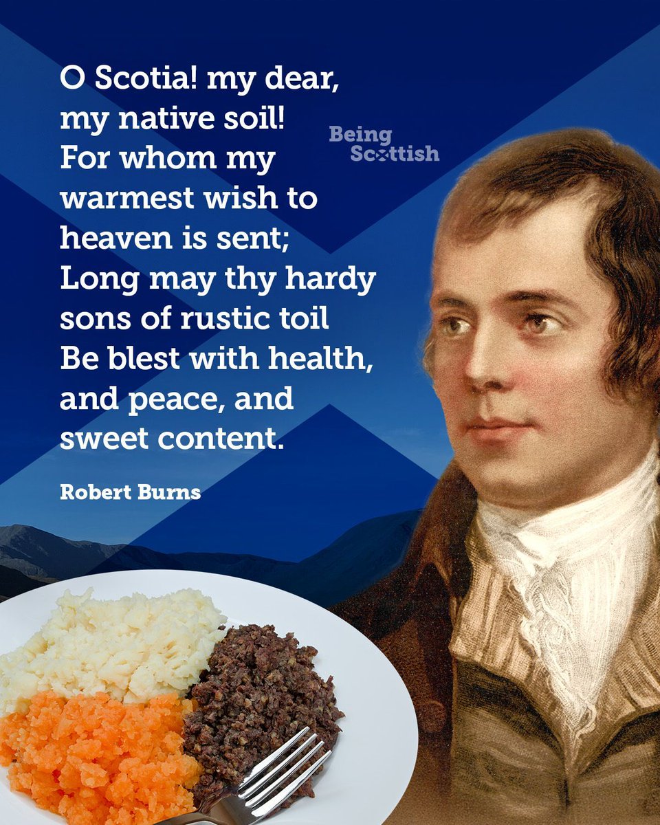 Being Scottish (@beingscots) on Twitter photo Have a braw Burns Night folks! On this day in 1759: Robert Burns, national poet of Scotland, was born in Alloway, Ayrshire. His classic poems and songs include A Red, Red Rose, A Man's a Man for A' That and Ae Fond Kiss. His song "Auld Lang Syne" is a global Hogmanay anthem ๐๐ด๓ ง๓ ข๓ ณ๓ ฃ๓ ด๓ ฟ Have a braw Burns Night folks! On this day in 1759: Robert Burns, national poet of Scotland, was born in Alloway, Ayrshire. His classic poems and songs include A Red, Red Rose, A Man's a Man for A' That and Ae Fond Kiss. His song "Auld Lang Syne" is a global Hogmanay anthem ๐๐ด๓ ง๓ ข๓ ณ๓ ฃ๓ ด๓ ฟ