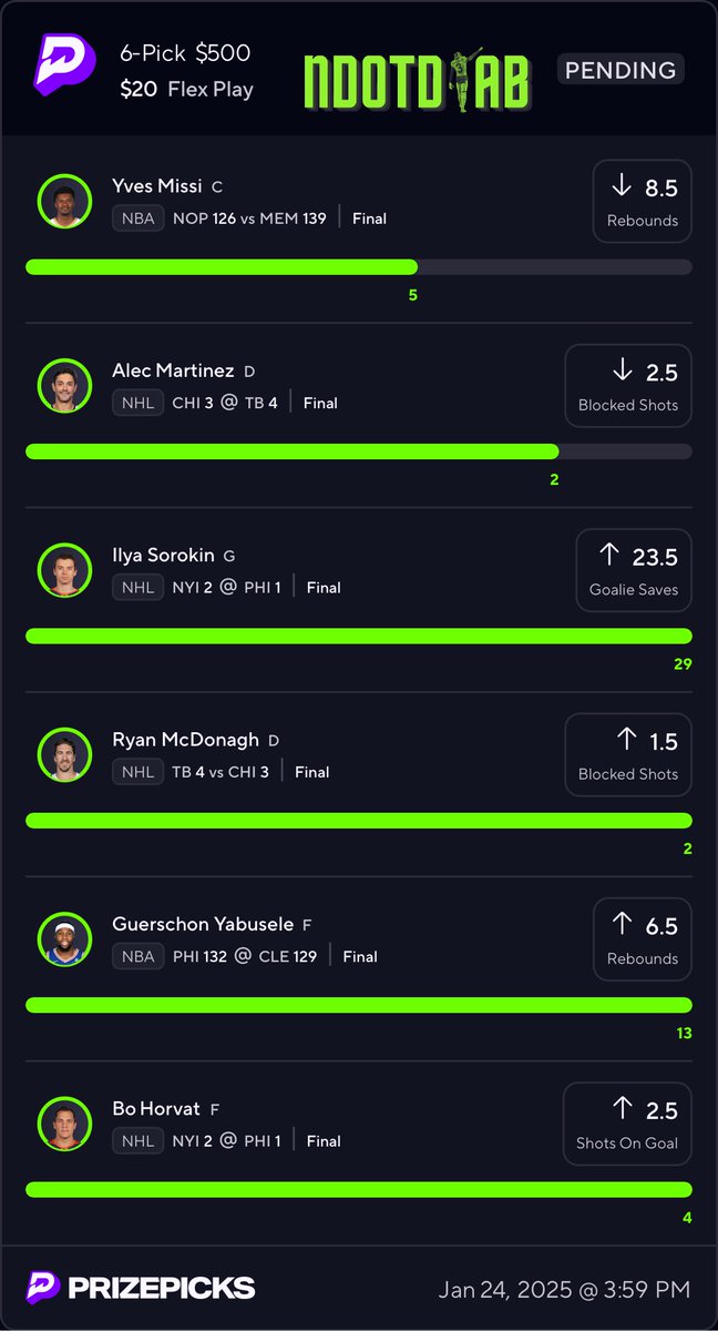 $100 to TWO people that LIKE and follow me 🤑

we literally own flex friday 😭 that’s 3 in the last 7 weeks

x25 on one of the worst slates ever 

we really like that. join the discord ⬇️