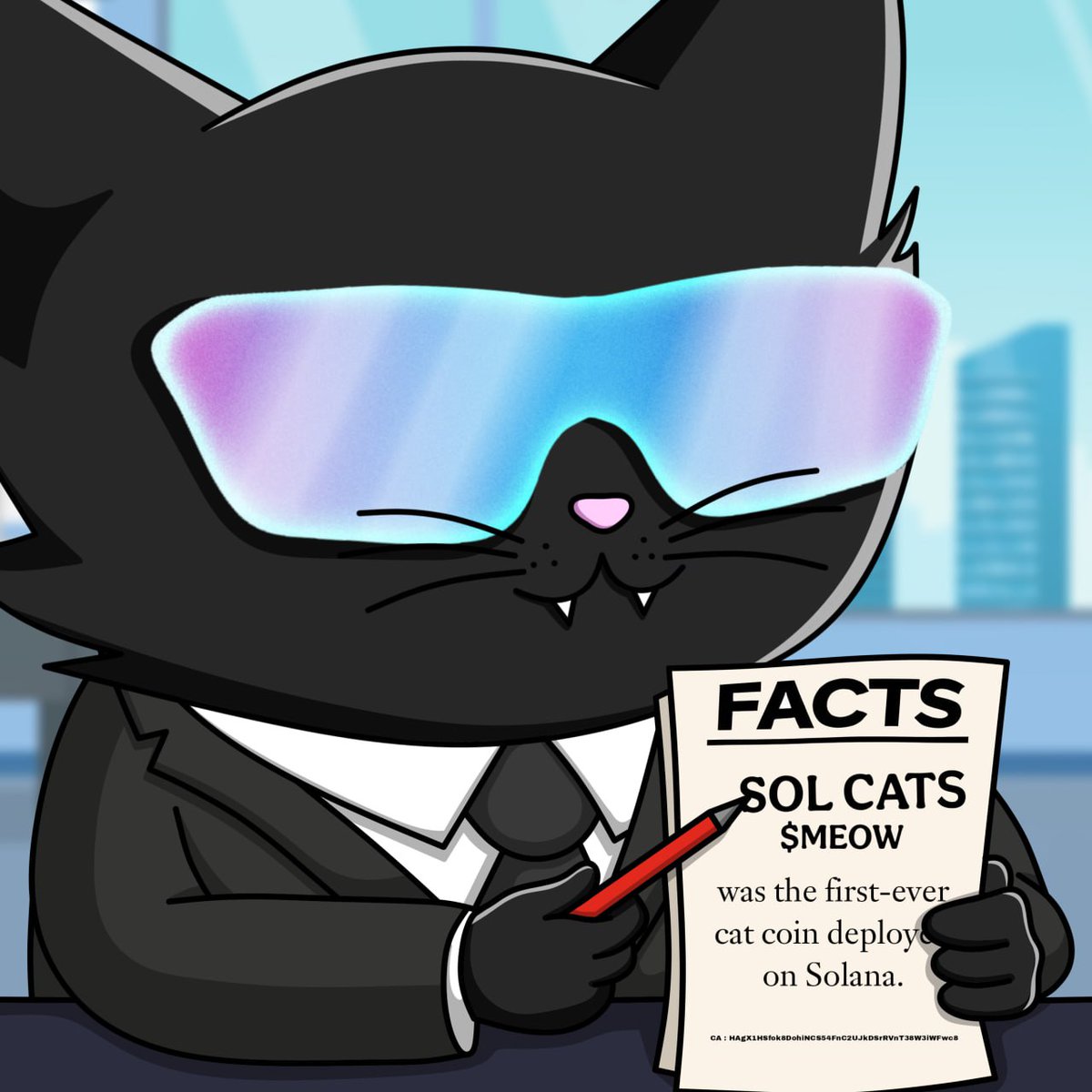 meow, not to bother you, but i was the first cat on solana.  

block 78289064:
solscan.io/tx/VqiPVA9Ntoh…