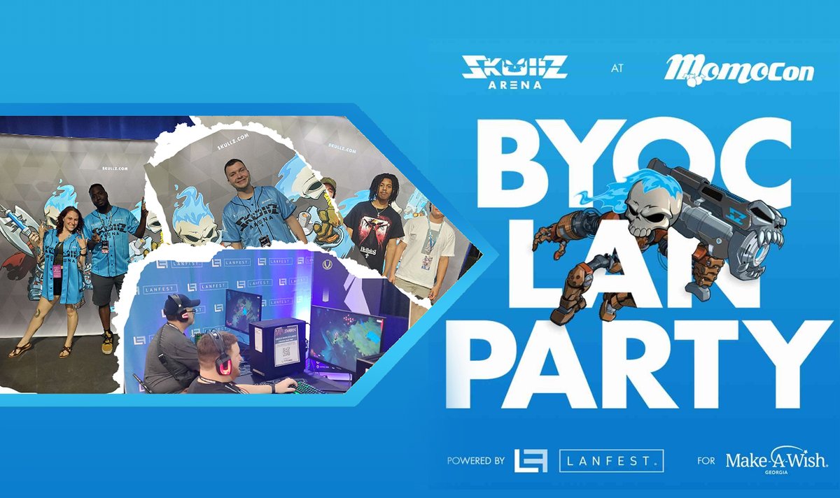 LANATLANTA_24's tweet photo. We'd love to highlight last years amazing event with @skullzarea @MomoCon @LANFESTgames We're excited to be part of another LAN Event this year at #momocon https://t.co/LnTQ2YymW7