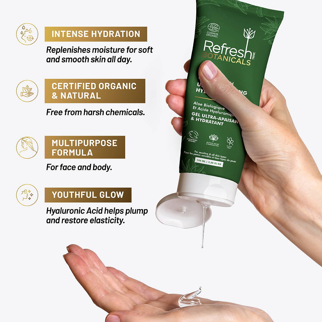 When the world’s as divided as your skincare routine, trust Refresh Botanicals Ultra-Soothing Hydrating Aloe Gel to bring the calm. Because glowing skin is one policy we can all agree on. 🍁💧😂 
#CoolUnderPressure #RefreshBotanicals #RefreshTheNation #SkincareSolutions