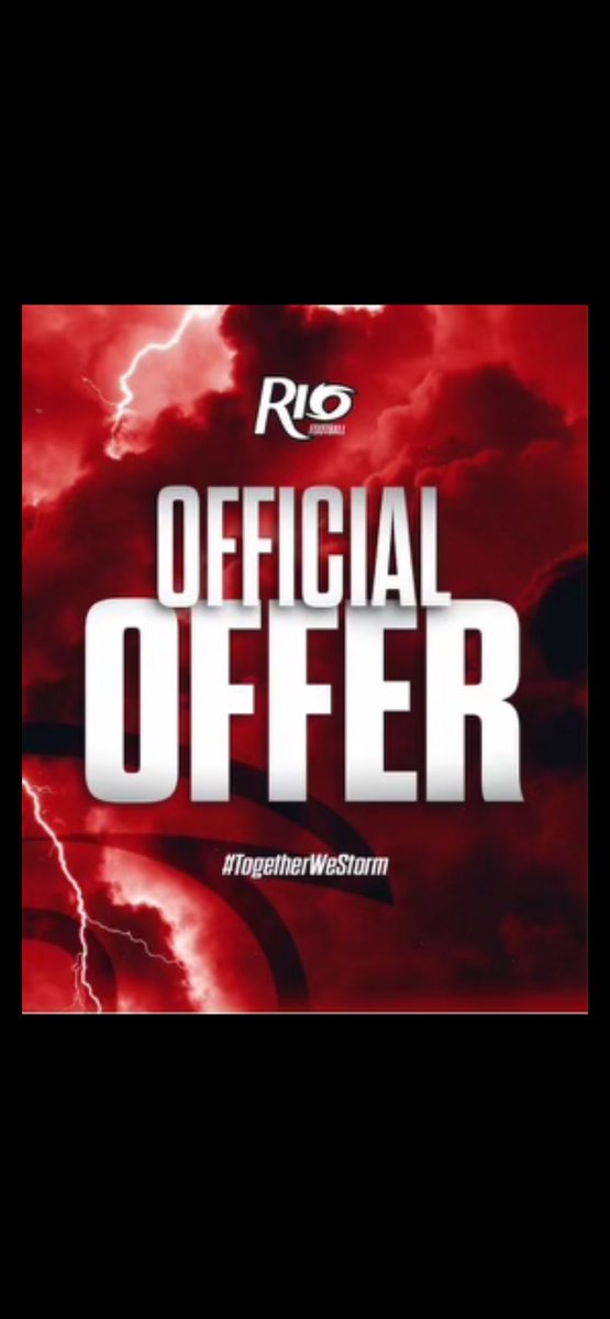 blessed to receive an offer from <a href="/URGFootball/">RioFootball</a>  
<a href="/sjharmon22/">Coach Sammy Harmon</a>