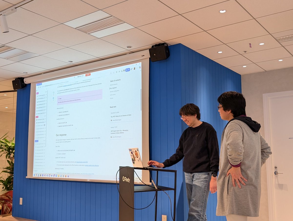 00_AK1RA's tweet image. 始まりました！オープニングテーブルトーク中

#dotnetlab
