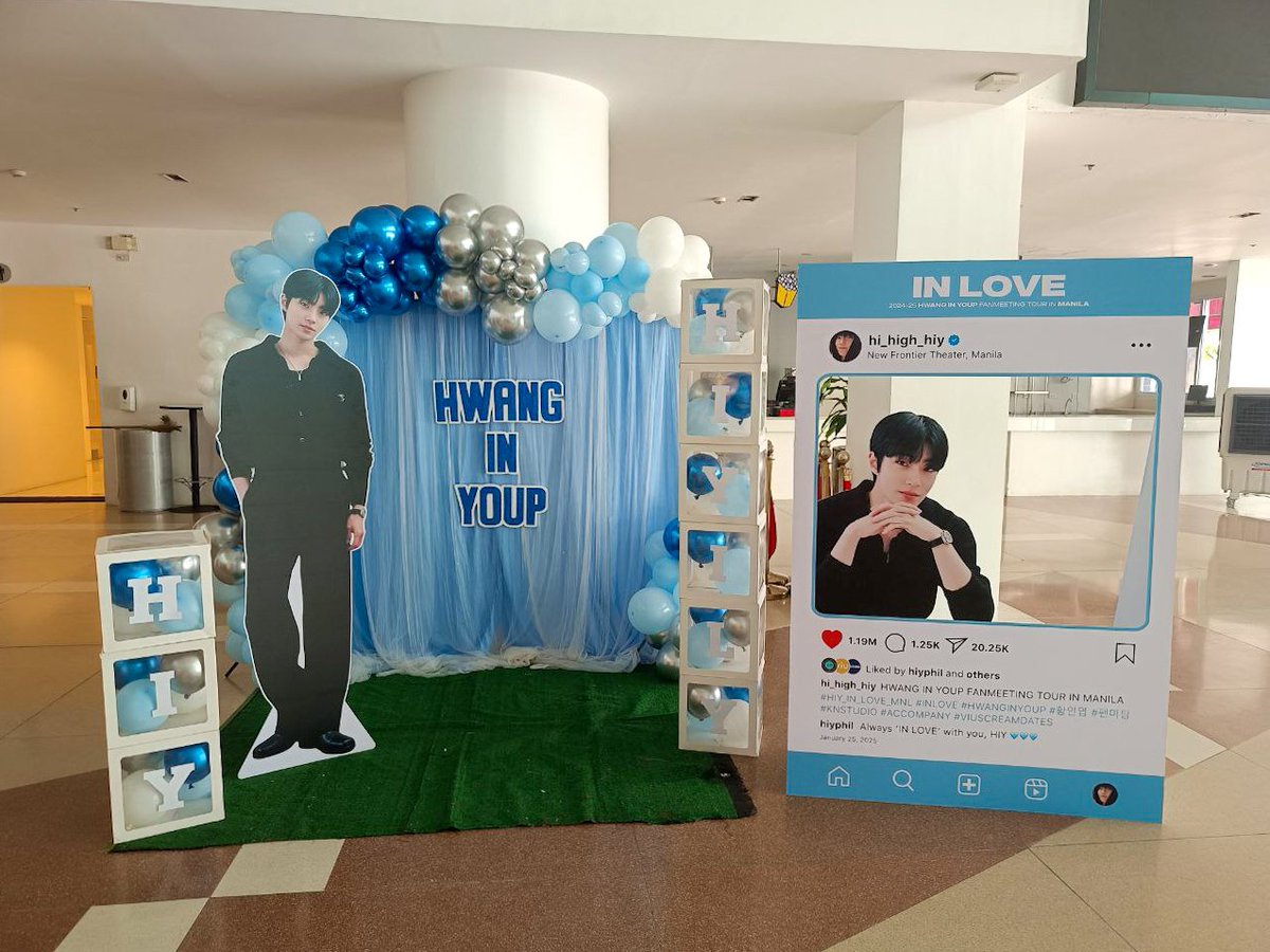 hiyphil's tweet photo. Fall IN LOVE with Hwang In Youp at this fanzone booth prepared just for you, Filo-HIYILYS! ✨

Don’t miss the chance to take your photo here and show your love and support! 🩵

See you all later! 

#HwangInYoup #황인엽 #INLOVE
#HwangInYoupInManila https://t.co/E2xAC8MDdA
