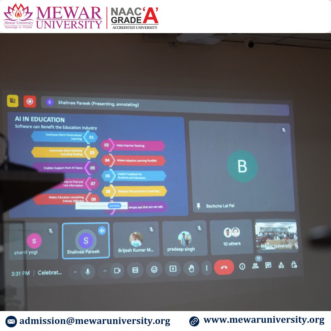 universitymewar's tweet photo. 🌍 Celebrating the Power of Education! 📚
#MewarUniversity proudly observed the #InternationalDayOfEducation, emphasizing the vital role of education in transforming lives and building a sustainable future.
#EducationForAll #KnowledgeToWisdom #EmpoweringMinds #NAACAccredited https://t.co/EEq9kbGnyM