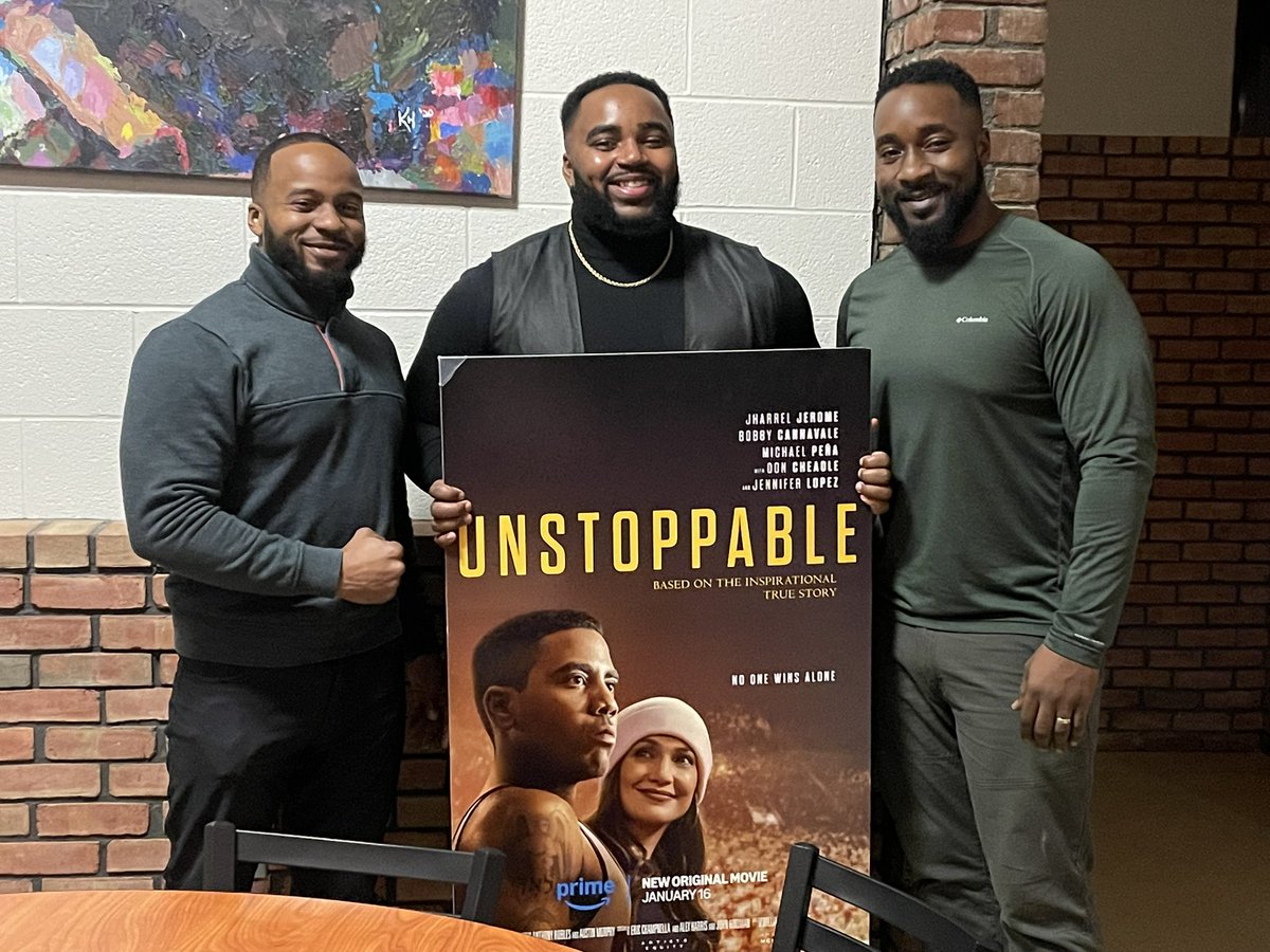 Three all-time greats back together again at Linsly for the first time in a long time. Chinello ‘13, Chimechi ‘15 and Chidozie ‘08 Oparanozie. Incredible night honoring Chimechi’s major film debut in “Unstoppable” was topped only by sharing laughs and stories with these guys.