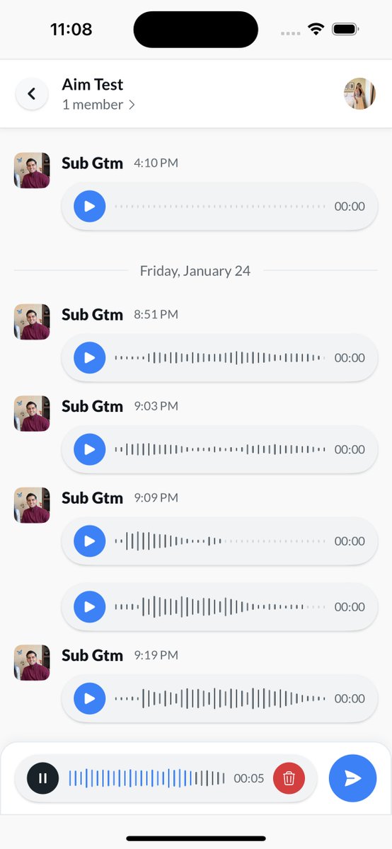 I've been building a voice memo feature for a client's app this week. Thankfully <a href="/expo/">Expo</a> expo-av library has eased a lot of the pain of implementing this. 

It's been a fun challenge and pleased with the outcome!
