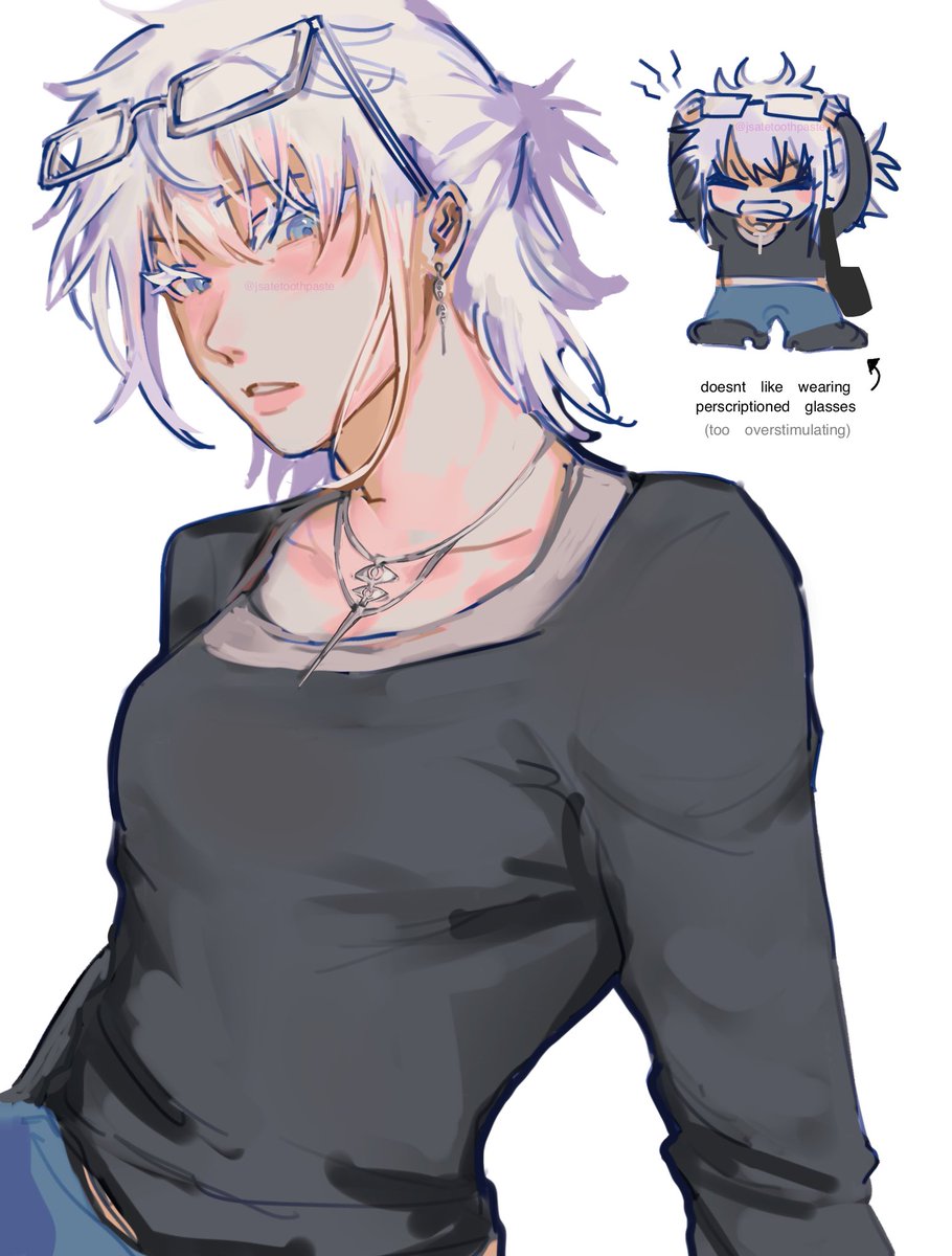 femnerdtoruuuuuuuuuuuu #SatoruGojo #nerdjo