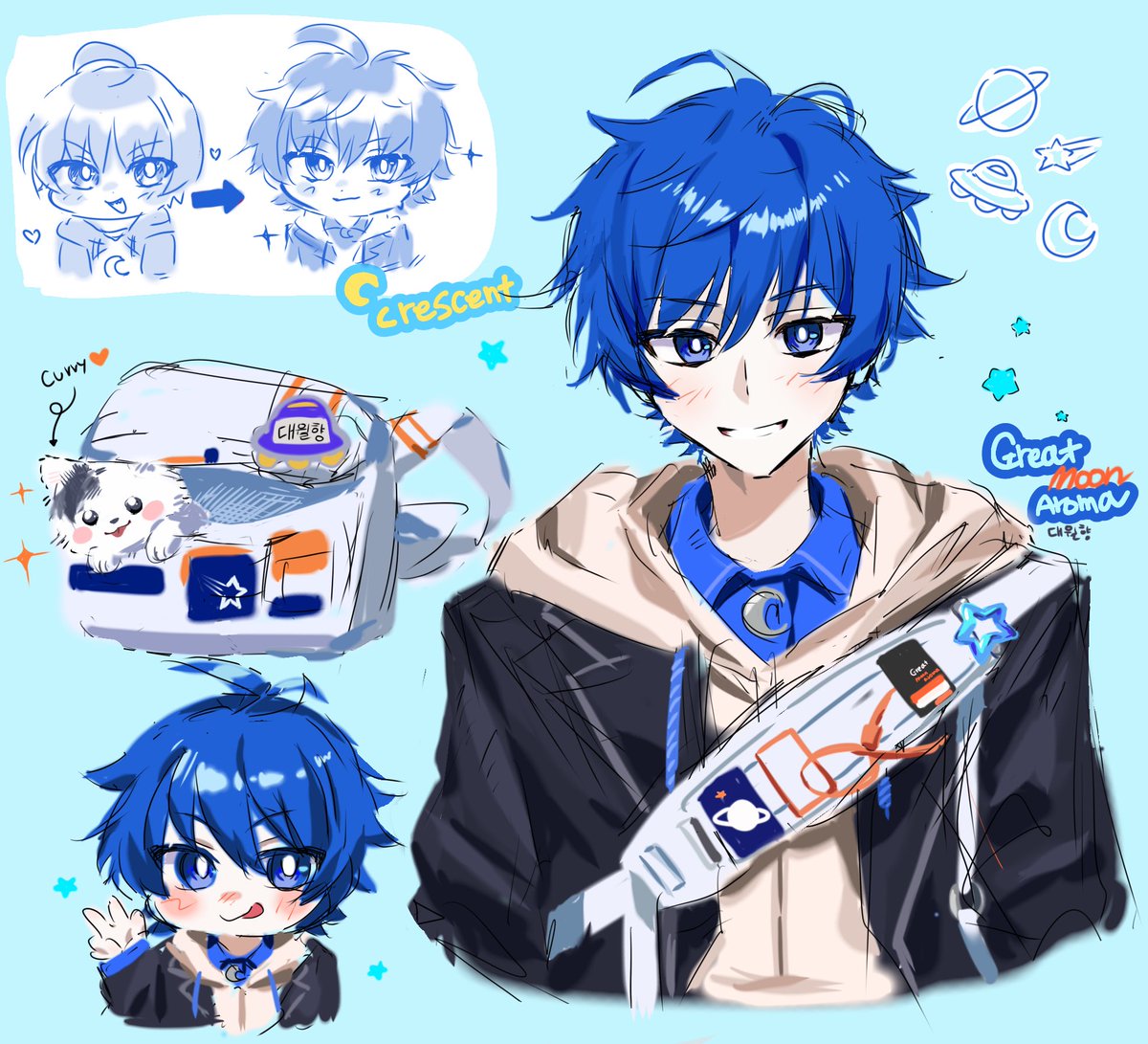 ✧*｡٩(ˊᗜˋ*)و✧*｡🌙
#greatmoonart