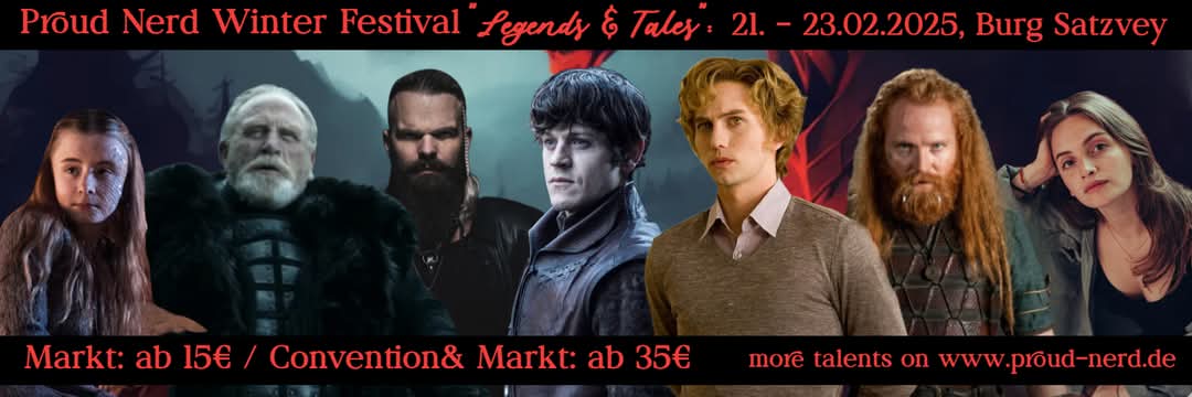 Sei dabei, wenn u.a. die Welten von #Twilight und #GameOfThrones aufeinanderprallen. 
proud-nerd.de