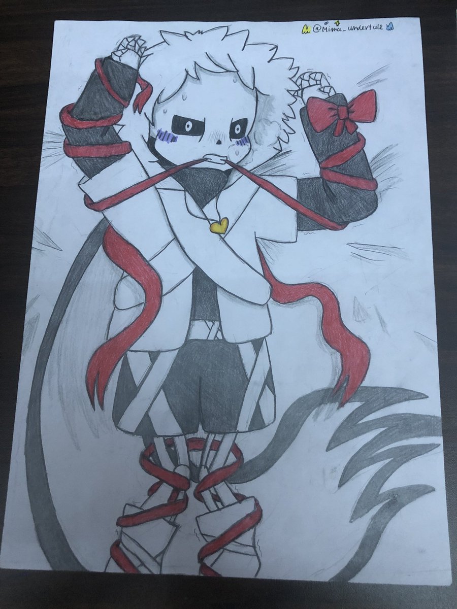Mima_undertale's tweet photo. #crosssans #undertaleAU #Xtale https://t.co/Al4NPnNIXl