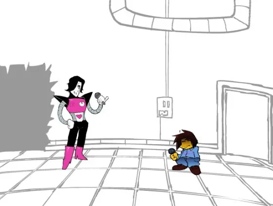 InsanosTeamm's tweet photo. Mettaton! 
#undertale #buckstwt #FNF #17buks https://t.co/WISu8PAAGf