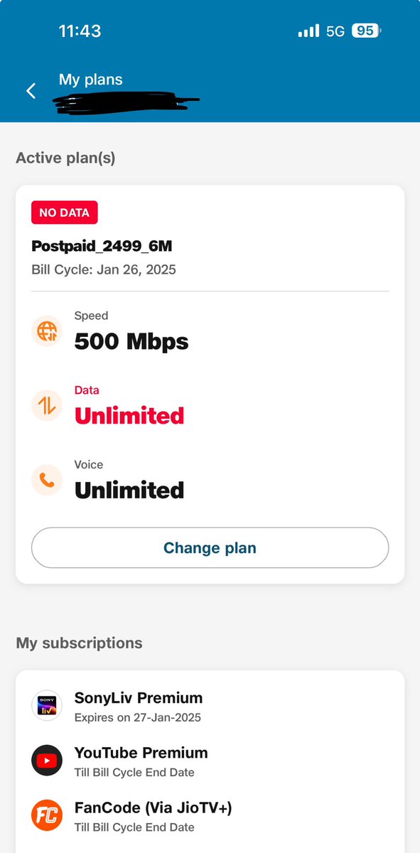 Manoj67182401's tweet photo. @reliancejio @JioCare @JioCinema 
#jiofiber #jiocare #reliancejio 
A day has already been passed since I wrote about this issue that I’m facing.
It has already been 4-5 days we are facing this issue. We are a lot disturbed due to no internet availability. https://t.co/eDzDoIylmw