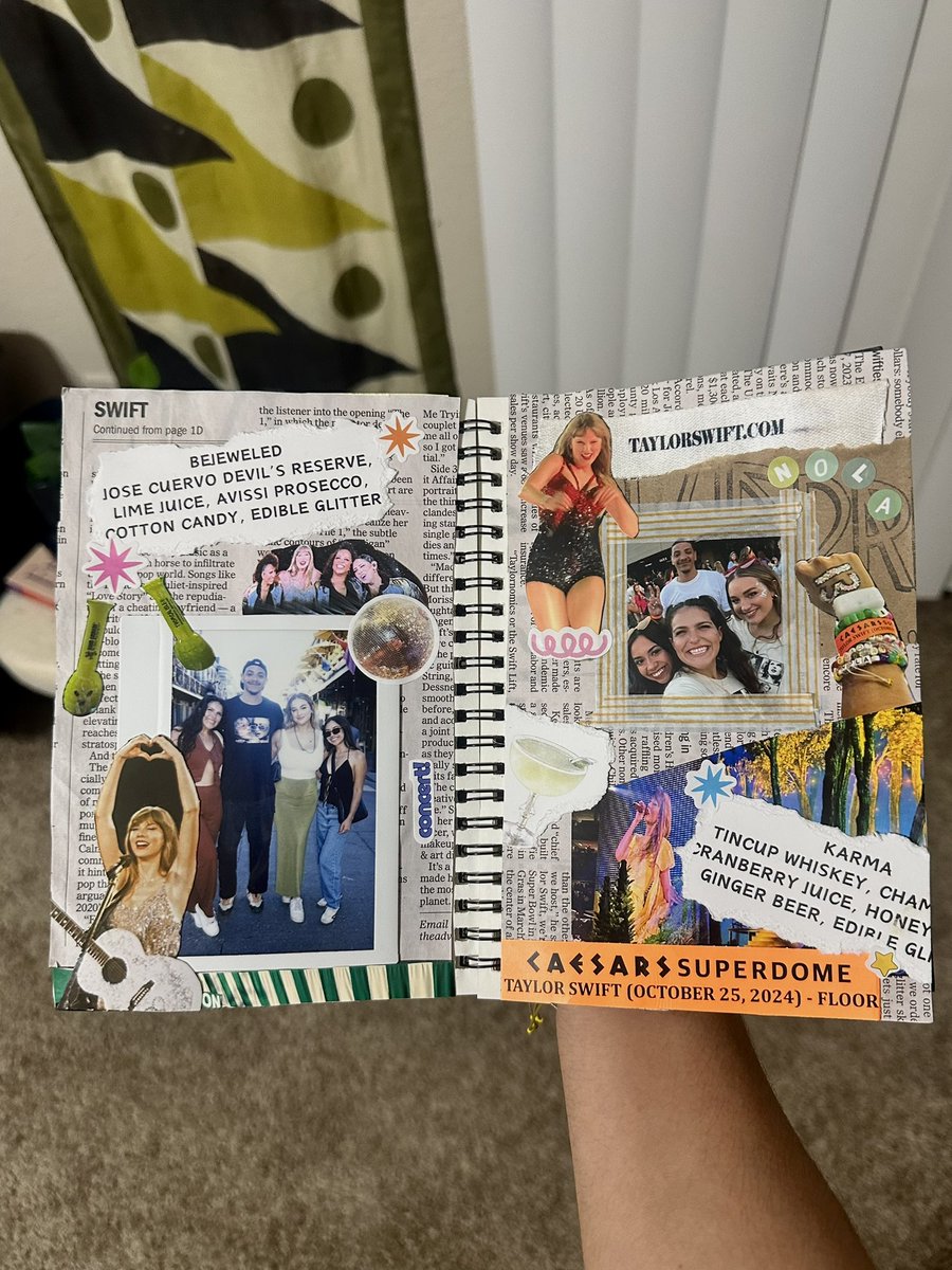 new orleans eras tour journal :’)