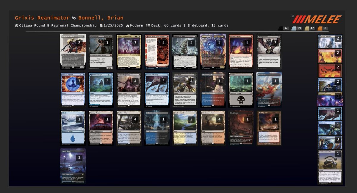 Top 4 in the Friday Modern Qualifier at RC Ottawa with another take on Goryo’s. Excited to run it back in the main event tomorrow!! ⁦<a href="/fireshoes/">Robert Taylor🔥</a>⁩