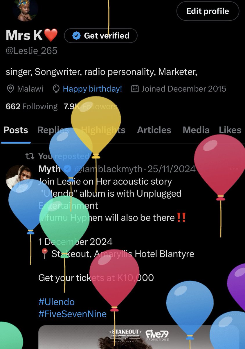 Leslie_265's tweet photo. Another year added 🥂🥳🎉 https://t.co/p0bcmqFGWl