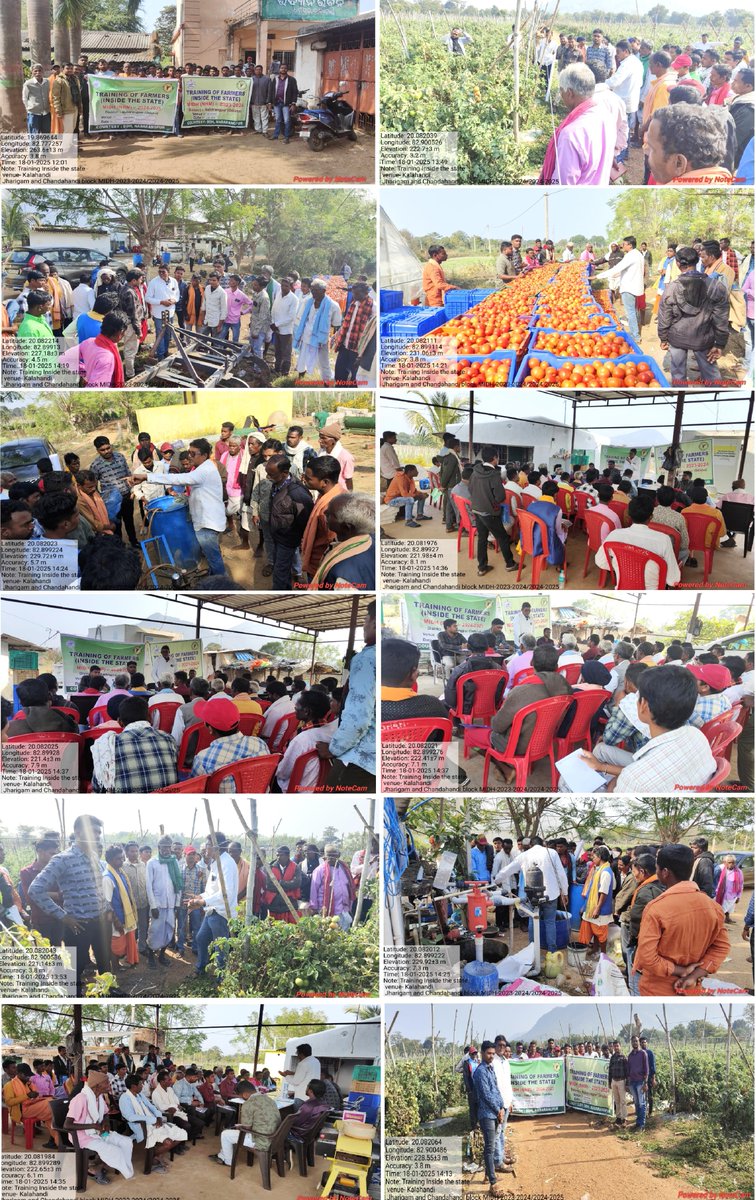 thdkalahandi's tweet photo. Exposure visit of farmers (inside the state) from Jharigaon &amp; Chandahandi block of Nabarangpur district under Mission for Integrated Development of Horticulture ((MIDH) 2023-24 organized by Horticulture Department to Golamunda (Agrahai Chashi FPO).@DMnabarangpur @Horticulture67n https://t.co/TEguw21PPs