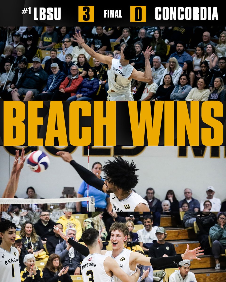 LBSUMVB's tweet photo. The Beach remains undefeated! 🔥
#GoBeach #LBNation #LBWorld #LongBeachBuilt #LBGRIT #ExpectGreatness https://t.co/y1Vi0P58MC