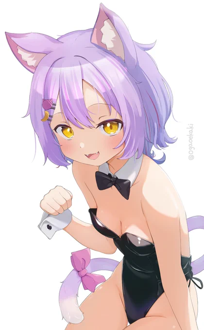 #虚無にゃーと昨日のバニーお姿が可愛かった 