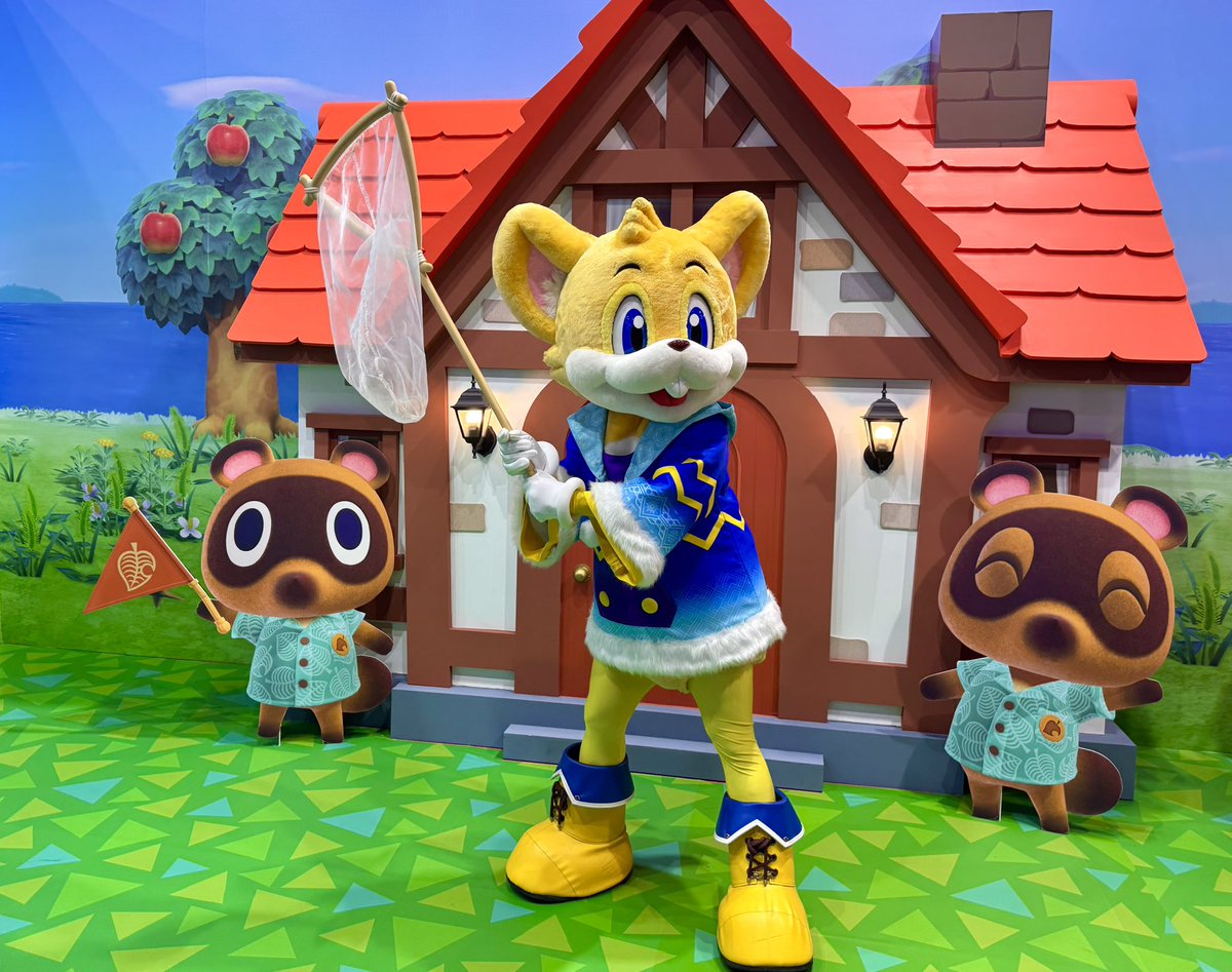 MUMUくんが「どうぶつの森」に寄って行ったw