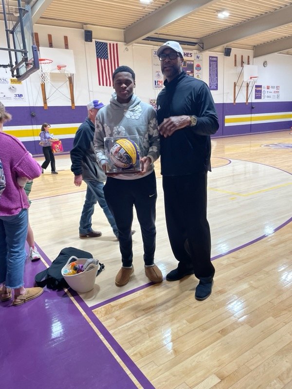 Thanks Coach Strothers for coming to watch me play on my senior Night. After talking to Coach Strothers I'm committed to Tougaloo College #Let GO BULLDOGS!
