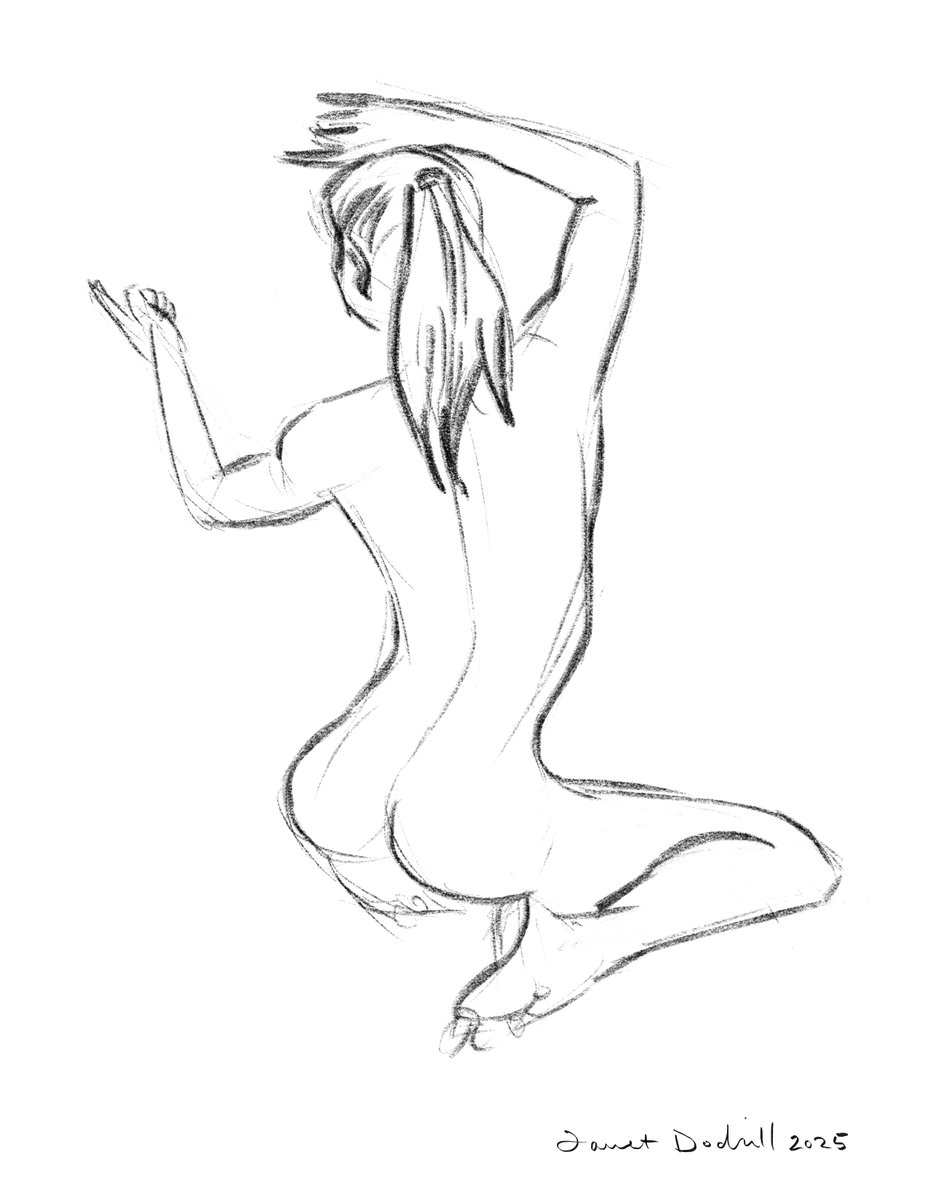 janetdodrill's tweet image. Wonderful model Natsumi @natsumi_kuroda for an online life drawing session with Adrian Dutton Life Drawing @adriandutton_life_drawing, iPad 5 minute short pose. #figuresketch #lifemodel #figuremodel #lifedrawing #figuredrawing #adriandutton_life_drawing #adrianduttonlifedrawing