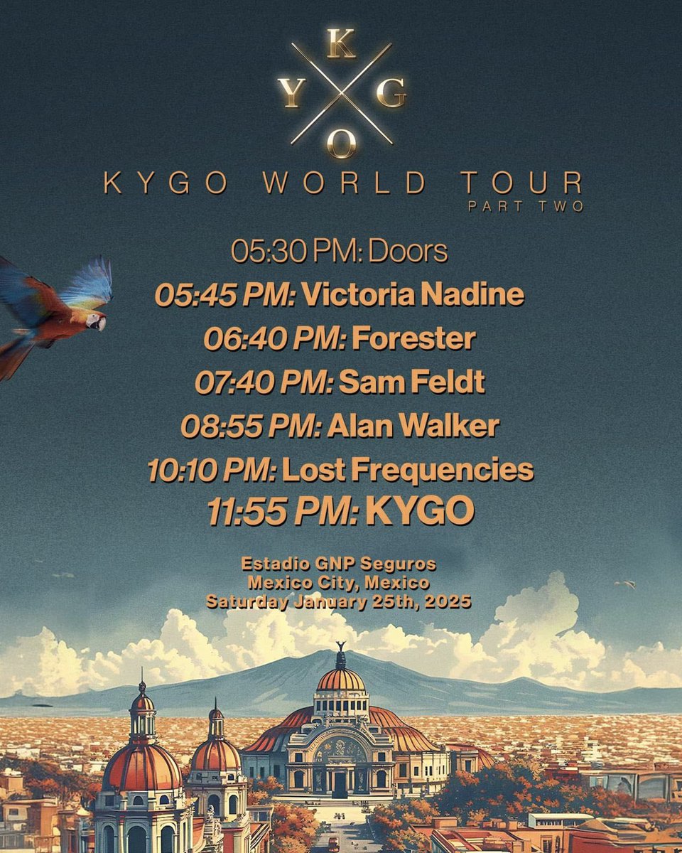 Vendo 1 boleto para Kygo CDMX!!! Zona General A, envío de boleto digital!!!