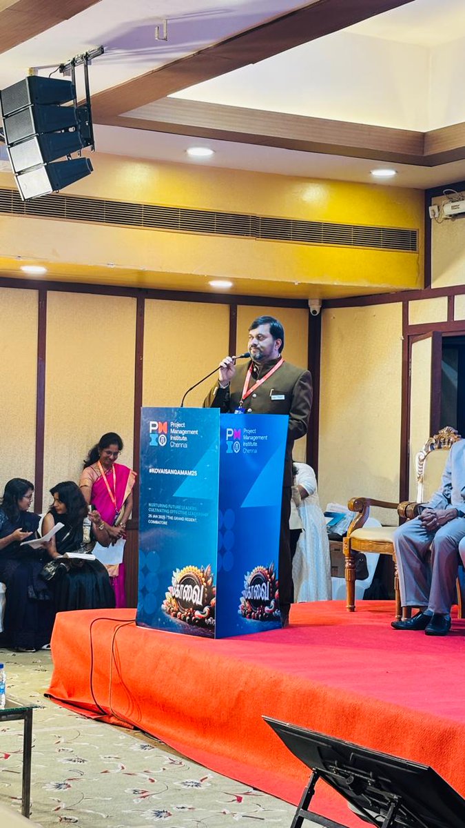 🎤A Warm Welcome from Our Chennai PMI Chapter President Parvez Alam M🎤

We are honored to have our Chennai PMI Chapter President kick off hashtag #kovaisangamam2025 with an inspiring welcome address! 🌟

#pmichennai #kovaisangamam #Leadership