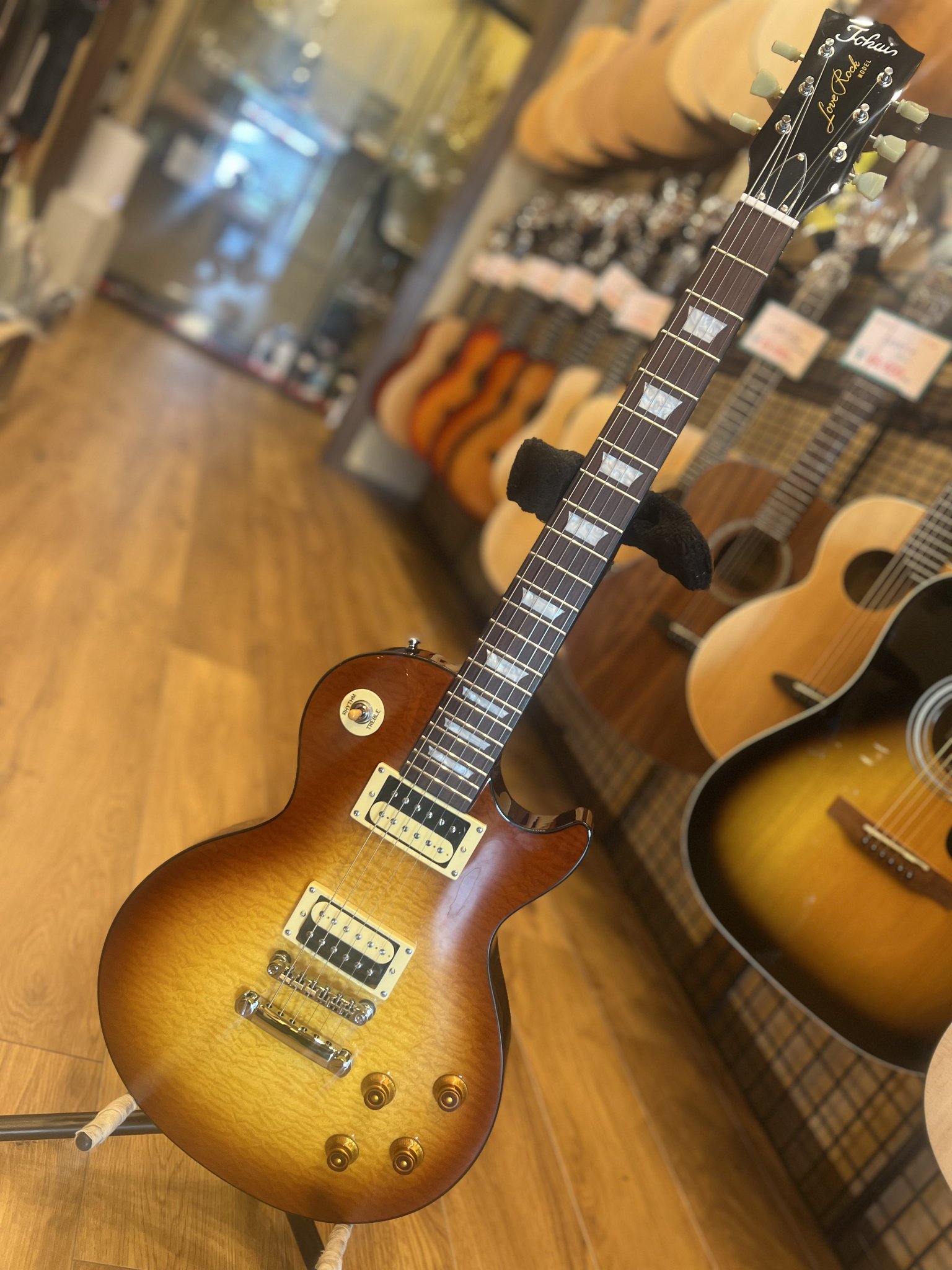 【希少】TOKAI レスポール FL155Q OAK Tokai FL155Q SPL シースルーパープル《エレキギター》 : ギター