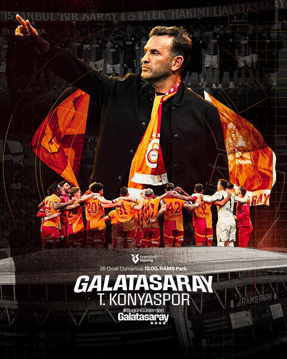 #BugünGünlerdenGALATASARAY #Hedef25 #GSvKNY 💛❤️