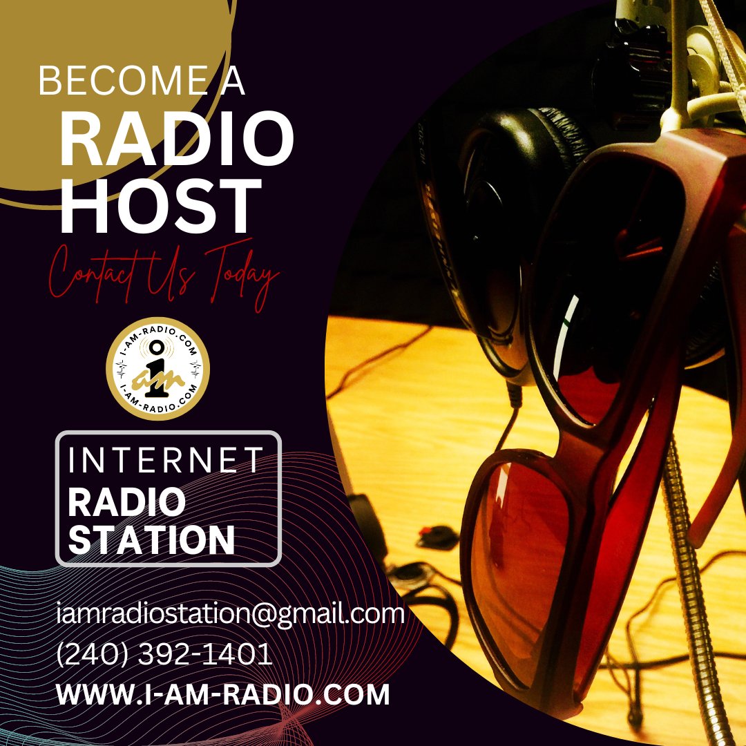 JOIN THE FAMILY becoming a radio host or bring your show to iAMradio where we Cultivating the Mind and Spirit - i-am-radio.com #makingadifference #radiopersonality #goodvibes #gospelradio #internetradio #trictalks