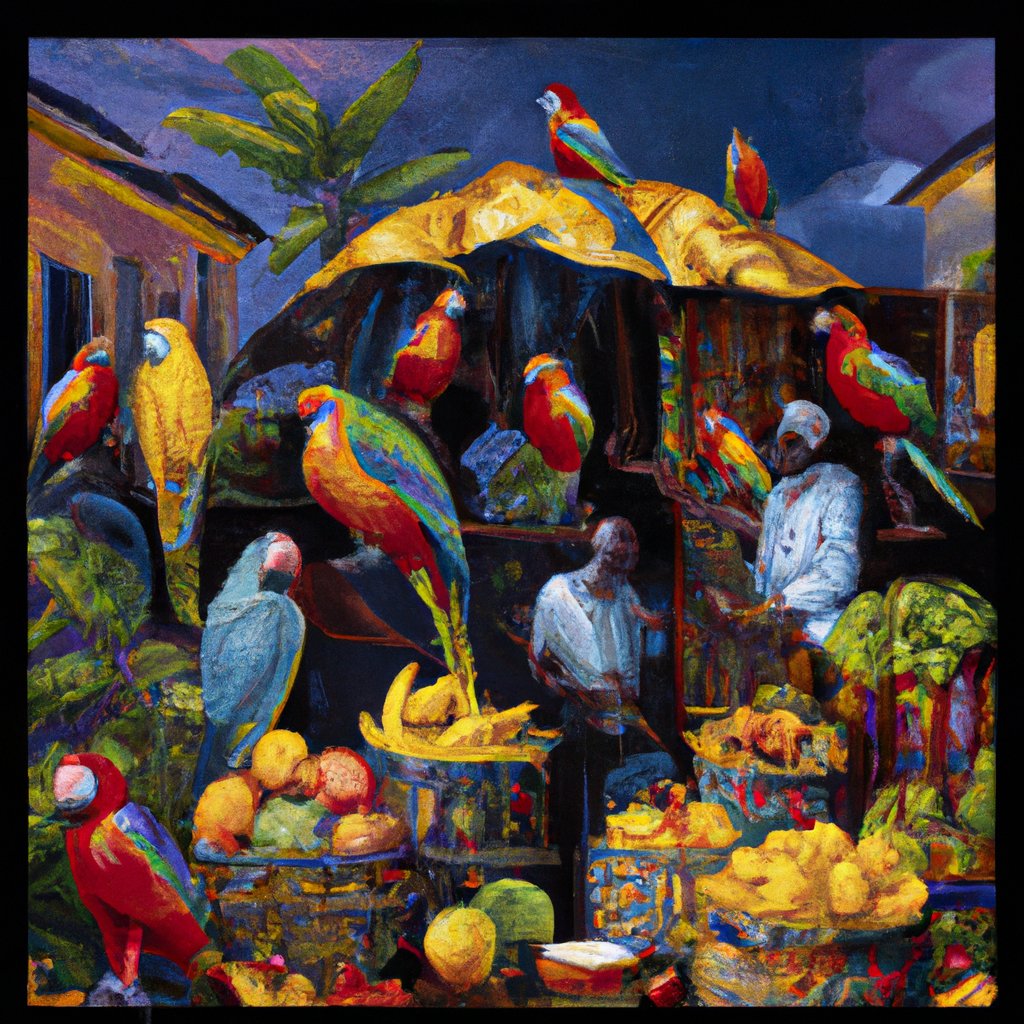n450s's tweet photo. 🎨 Market Melody | 25-01-2025
~ ge0rgi4d22 | (4th AOTD)
#TropicalMarket #VibrantArt #ColorfulPainting #ExoticBeauty #CulturalScene #SunlitJoy #ArtisticExpression #JoyfulAbundance
#art #digitalart #aiart #artoftheday #aotd #n450s https://t.co/g9LjmM9McZ