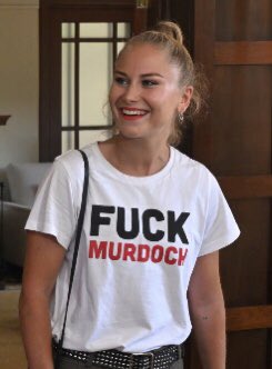 samthe_eagle's tweet photo. I’ll take a medium thanks Grace…how fucking excellent you superstar 🙏 #MurdochGutterMedia #auspol https://t.co/WMnOernekp