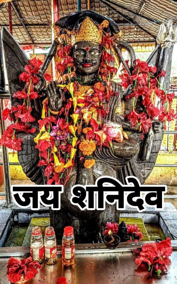 वैदूर्य कांति रमल:, प्रजानां वाणातसी कुसुम वर्ण विभश्च शरत:।

अन्यापि वर्ण भुव गच्छति तत्सवर्णाभि सूर्यात्मज: अव्यतीति मुनि प्रवाद:॥

🙏🏻🍀