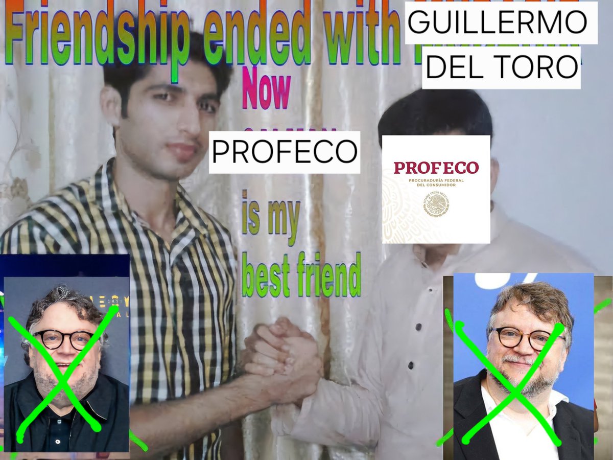 PumaChairo's tweet photo. Adiós Guillermo del Toro, hola PROFECO. https://t.co/t4a856i820