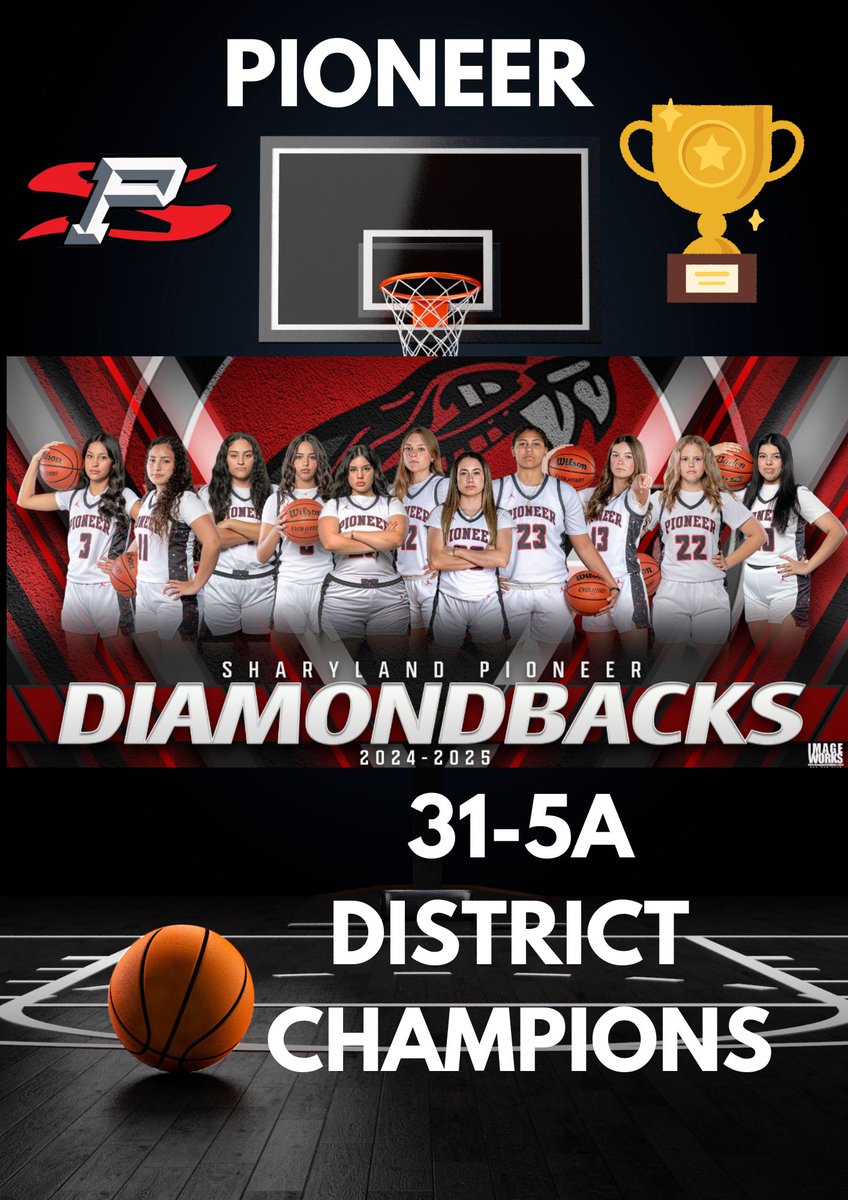 DBack_GHoops's tweet image. Shout to our 2024-2025 Lady Diamondbacks for a Back to Back 31-5A District Championship after a win against Sharyland 44-26.  It’s a Great Night to be a Diamondback. #itsinhishandsweplay🙏🏼 #strikewithfangs🐍 @sphsdbacknation @sisdathletics @pioneergirlshoops @sharypioneer_booster