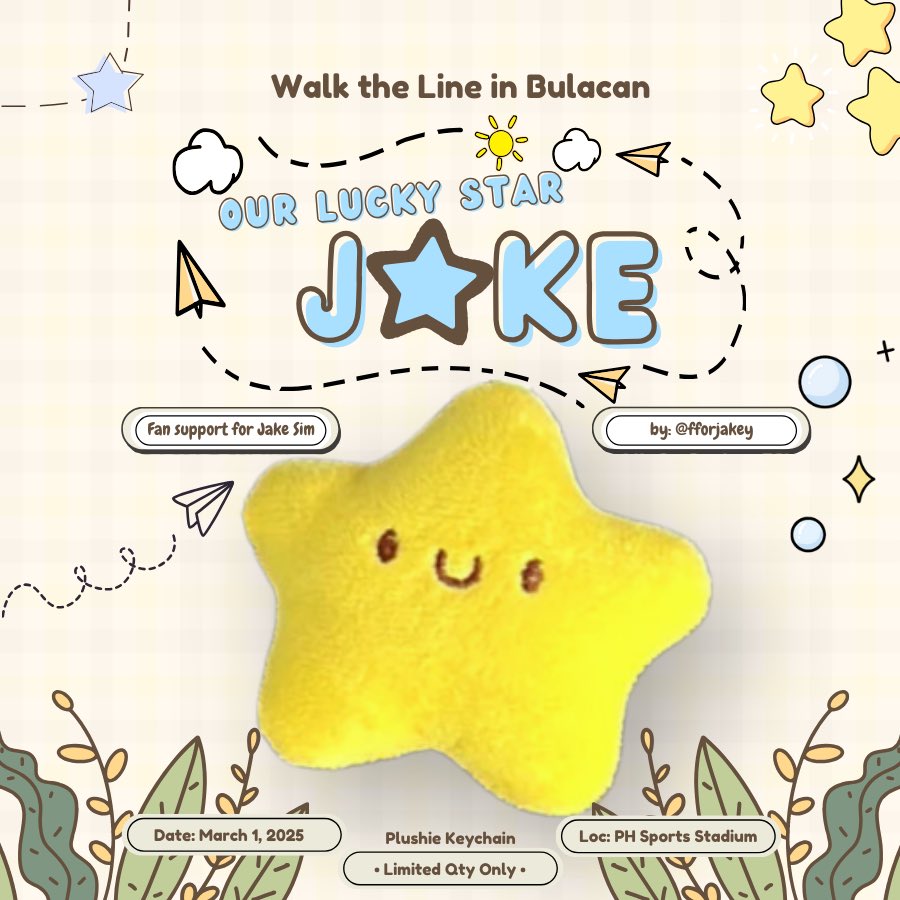 𝓦𝓪𝓵𝓴 𝓽𝓱𝓮 𝓛𝓲𝓷𝓮 𝓲𝓷 𝓑𝓾𝓵𝓪𝓬𝓪𝓷 ִ ࣪𖤐
— fan support for #JAKE by <a href="/fforjakey/">cia</a> 

• 1:1, limited qty
• like &amp; rt
• prio 𝐬𝐢𝐦𝐤𝐮𝐧𝐠𝐝𝐚𝐧𝐬 (must present any jake item)
• d-day trades
• exact loc: tba

pls tag me if u got one! ◡̈
#ENHYPEN #WALKTHELINE_IN_BULACAN