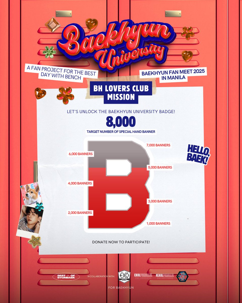 bestofbyunbaek's tweet photo. ♥️ BH LOVERS CLUB MISSION ♥️

Good news! 🎉 Banner production has officially started today. Thanks to everyone's support, we’ve raised enough funds to produce 5,000 banners for the fanmeet! 🙌💖

Special thanks to our sponsors @baektonic, @candylove0605 and @SugarTitas4EXO! 🥰✨️

JOIN US in achieving every milestone and creating THE BEST DAY for Baekhyun and the entire BH Lovers Club community!

You can still participate to our fundraising👉🏻 https://t.co/EmUvvXtTJw

Let’s show to BAEKHYUN the power of our love! 💖

#백현 #BAEKHYUN