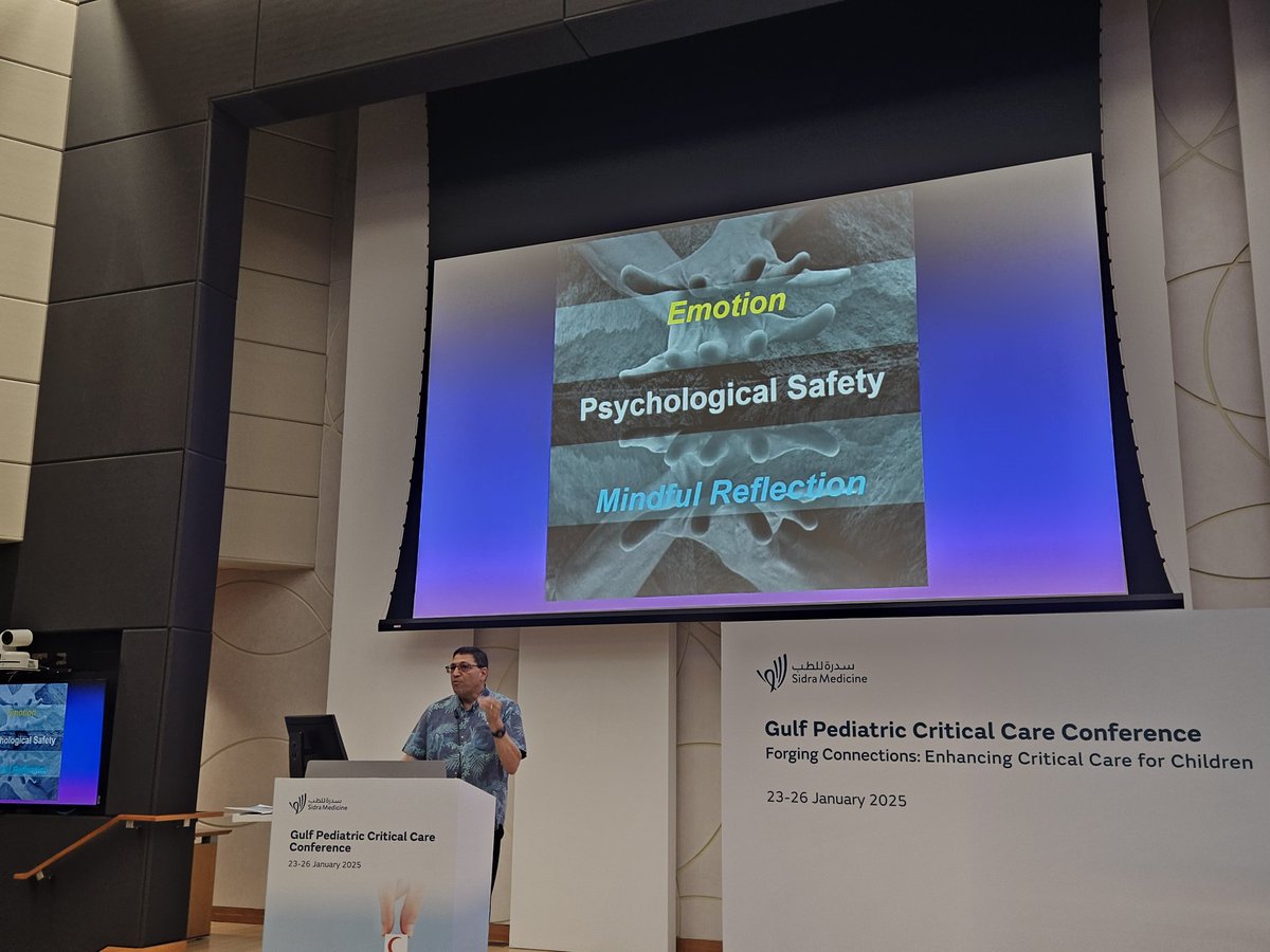 sidraishaque's tweet photo. Starting off with Dr Vinay Nadkarni's plenary on #Resuscitation
#SidraMedicine
#GPCCC
Focus on survivorship!
#PedsICU https://t.co/hCGbu1W93z